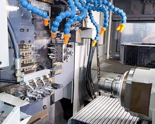 Multi-Axis Swiss-Type Automatic Lathe for Slender Precision Parts Turning