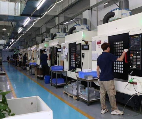 Multi-station Vertical Machining Center Precision Parts Batch Production Workshop