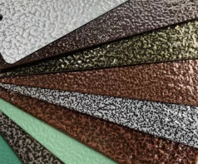 Polyester powder coating provides good weathering and UV resistance while offering a wide range of colors and surface textures. It is suitable for both functional and decorative metal components.